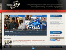 Tablet Screenshot of csfilm.org
